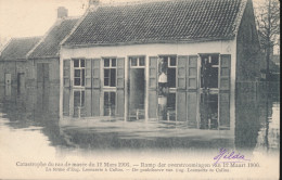 RAMP DER OVERSTROOMINGEN VAN 12 MAART 1906.    DE PACHTHOEVE VAN EUG.LEENAERTS TE CALLOO - Beveren-Waas