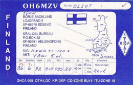 AK 213459 QSL - Finland - Helsingfors - Radio Amatoriale