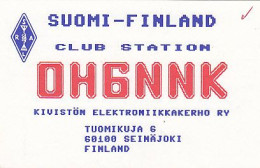 AK 213463 QSL - Finland - Seinäjoki - Radio Amateur