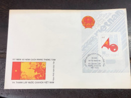 VIET  NAM ENVELOPE-F.D.C BLOCKS-(1985 40 Anniv Of The Socialit Republic Of Vietnam) 1 Pcs Good Quality - Viêt-Nam