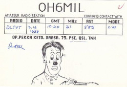 AK 213466 QSL - Finland - Vaasa - Radio Amatoriale