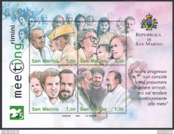 2004 San Marino, Meeting Di Rimini - 25 Anniversario, BF 85 - MNH** - Blocks & Sheetlets