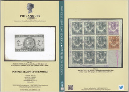 Auction Catalog 2015 GB / UK ⁕ PHILANGLES Limited Stamps Catalogue Nr.323 ⁕ 3517 Items - 103 Pages - Unused - Grande-Bretagne