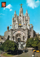 1 AK Spanien * Kirche Des Heiligen Herzens Von Jesus Auf Dem Gipfel Des Berges Tibidabo In Barcelona * - Barcelona