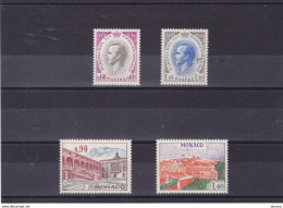 MONACO 1971 RAINIER III, Palais Princier  Yvert 847-850, Michel 1017-1021 NEUF** MNH Cote Yv 18,50 Euros - Ungebraucht