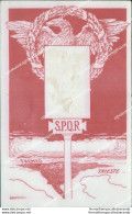 Ca524 Cartolina Militare Propaganda Trento Trieste Spqr Illustratore Majani - Régiments