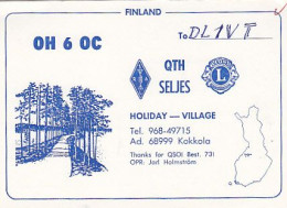 AK 213473 QSL - Finland - Kookkola - Amateurfunk