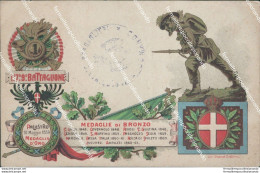 Ca503 Cartolina Militare 1 Reggimento Bersaglieri Www1 1 Guerra - Régiments