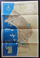 Portugal Dépliant Touriste Avec Carte Sines Porto Covo Rizières Marais Salants Liège 1952 Tourist Flyer Map Cork Salt - Toeristische Brochures