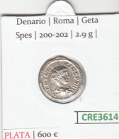 CRE3614 MONEDA ROMANA DENARIO PLATA VER DESCRIPCION EN FOTO - Sonstige & Ohne Zuordnung