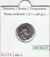 CRE3613 MONEDA ROMANA DENARIO PLATA VER DESCRIPCION EN FOTO - Andere & Zonder Classificatie