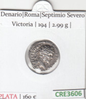 CRE3606 MONEDA ROMANA DENARIO PLATA VER DESCRIPCION EN FOTO - Altri & Non Classificati