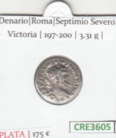 CRE3605 MONEDA ROMANA DENARIO PLATA VER DESCRIPCION EN FOTO - Andere & Zonder Classificatie