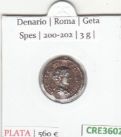 CRE3602 MONEDA ROMANA DENARIO PLATA VER DESCRIPCION EN FOTO - Altri & Non Classificati