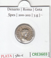 CRE3603 MONEDA ROMANA DENARIO PLATA VER DESCRIPCION EN FOTO - Andere & Zonder Classificatie