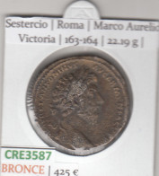 CRE3587 MONEDA ROMANA SESTERCIO BRONCE VER DESCRIPCION EN FOTO - Otros & Sin Clasificación