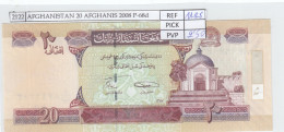 BILLETE AFGHANISTAN 20 AFGHANIS 2008 P-68d - Autres - Asie