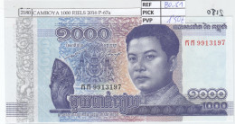 BILLETE CAMBOYA 1000 RIELS 2016 P-67a - Other - Asia