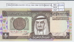 BILLETE ARABIA SAUDI 1 RYAL 1984 P-21b  - Altri – Asia