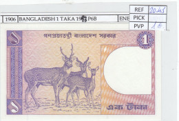 BILLETE BANGLADESH 1 TAKA 1993 P-6Вa.8  - Autres - Asie