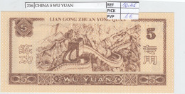 BILLETE CHINA 5 WU YUAN  - Andere - Azië