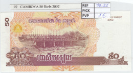 BILLETE CAMBOYA 50 RIELS 2002 P-52a - Sonstige – Asien