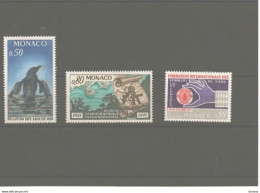 MONACO 1971 Yvert 859-861, Michel 1009-1011 NEUF** MNH Cote 2,60 Euros - Unused Stamps