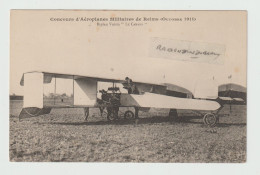 CPA - 51 - REIMS - CONCOURS D'AEROPLANES MILITAIRES De REIMS (Octobre 1911) - Biplan Voisin "Le Canard" - RARE - - Reims