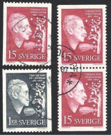 Schweden, 1959, Michel-Nr. 449-450, C + D/D, Gestempelt - Gebraucht