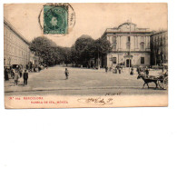 ESPAGNE BARCELONA Rambla De Sta Monica 1906 - Barcelona