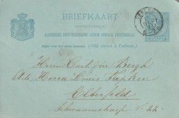 Kleinrond 1891 Venloo Naar Elberfeld - Cartas & Documentos
