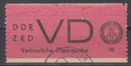 DDR 1965 - Für Vertrauliche Dienstsachen Mi.-Nr. 1 - Usados