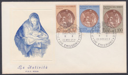 Vatican City 1963 Private FDC Nativity, Birth Of Christ, Painting, Religious Art, Christianity, First Day Cover - Brieven En Documenten