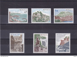 MONACO 1974 SITES ET MONUMENTS Yvert 986-991, Michel 1148-1153 NEUF** MNH Cote Yv 45 Euros - Ungebraucht