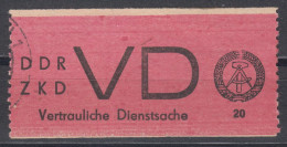 DDR 1965 - Für Vertrauliche Dienstsachen Mi.-Nr. 1 - Usati