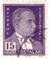 1950 - 1951 - TURQUIA - ATATURK - YVERT 1117 - Usados