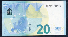 EURO 20  ITALIA  SR S029  "21"  LAGARDE  UNC - 20 Euro
