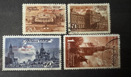 Russia/Russia 1946 Yvert 1117-1120 - Oblitérés