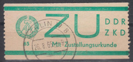 DDR 1965 - Für Sendungen Mit Zustellungsurkunde Mi.-Nr. 1 - Used