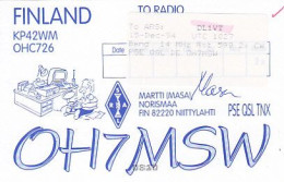 AK 213491 QSL - Finland - Niittylahti - Radio Amateur