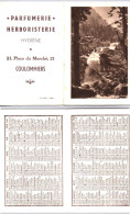 Chromos & Images - Parfumerie Herboristerie - Coulommiers - Calendrier 1948 - Other & Unclassified