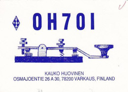 AK 213497 QSL - Finland - Varkaus - Radio Amateur
