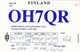 AK 213498 QSL - Finland - Vuorela - Amateurfunk