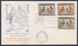 Vatican City 1962 Private FDC Nativity, Birth Of Jesus Christ, Christian, Christianity, Catholic Church, First Day Cover - Briefe U. Dokumente