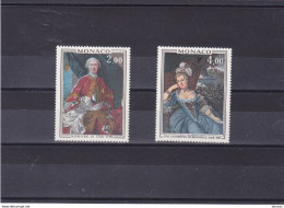 MONACO 1975 PRINCE ET PRINCESSE Yvert 1029-1030, Michel 1202-1203 NEUF** MNH Cote 7,10 Euros - Unused Stamps