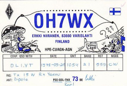 AK 213504 QSL - Finland - Varislahti - Radio Amateur