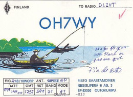 AK 213505 QSL - Finland - Outokumpu - Radio Amateur