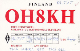 AK 213513 QSL - Finland - Oulu - Radio Amateur