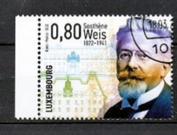 Luxembourg, Luxemburg  2022  , MI 2296,  YT 2239, GEBURTSTAG SOSTHENE WEIS, OBLITERE, GESTEMPELT - Usados