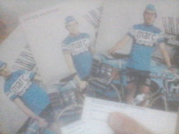 CYCLISME 1979 - WIELRENNEN- CICLISMO : 3 CARTES MARC AVEC VAN DEN HAUTE- DIERICKX- MOERMAN - Wielrennen